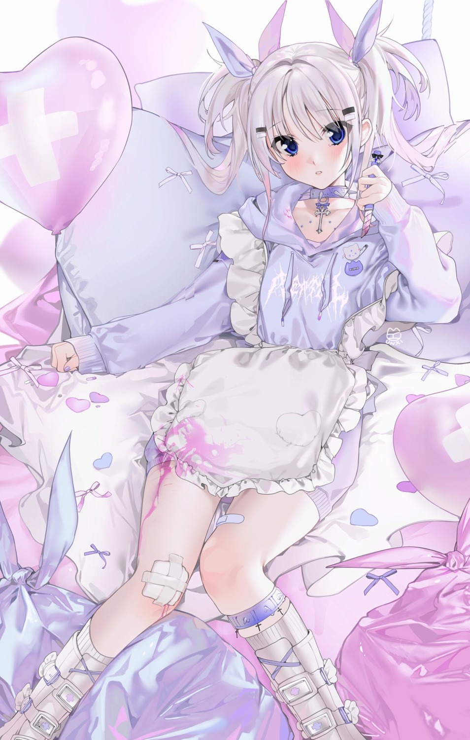 bandages, bandaid, olivia_(unxi), unxi