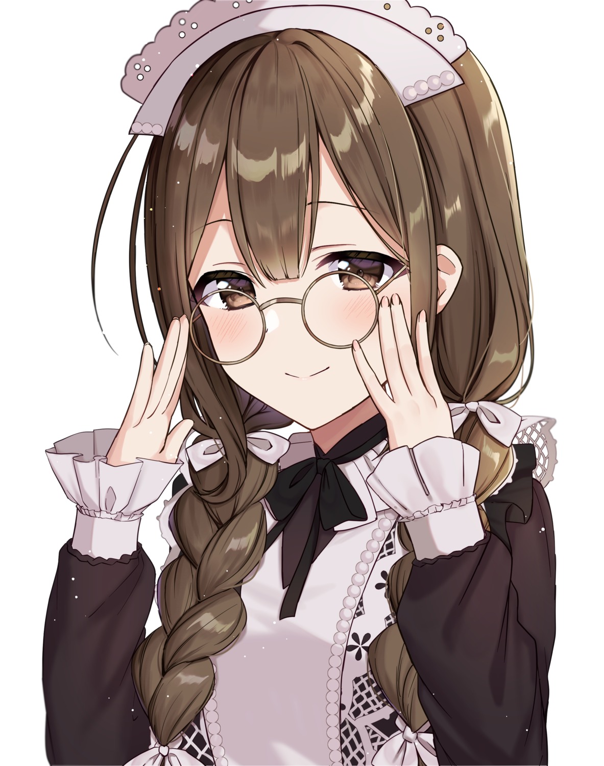 kashiwa_mochico, kuwayama_chiyuki, maid, megane, the_idolm@ster, the_idolm@ster_shiny_colors