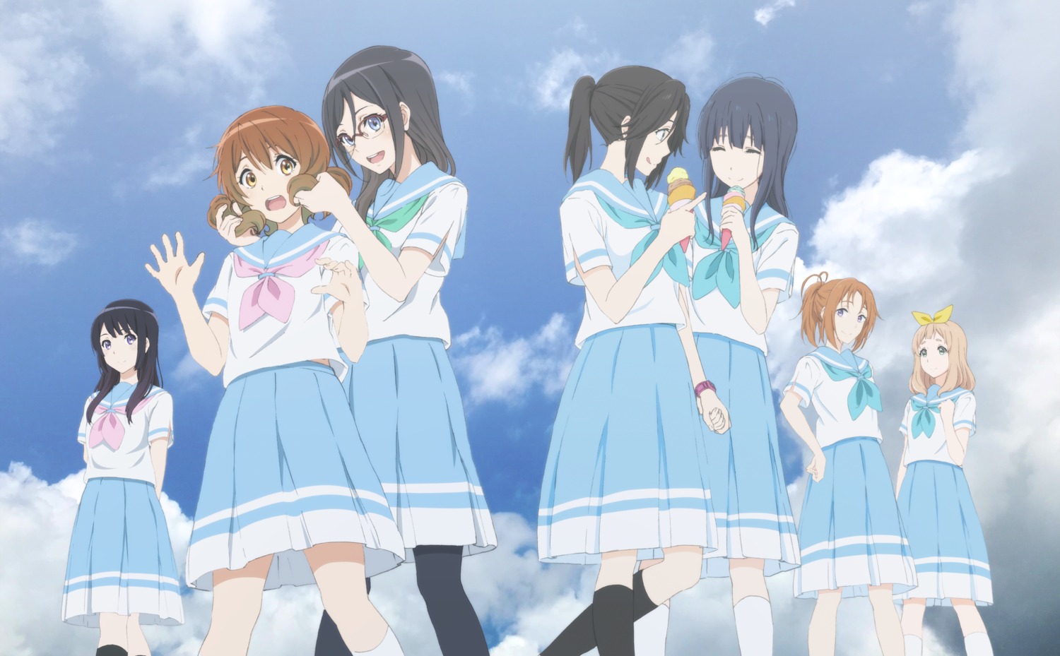 greco, hibike!_euphonium, kasaki_nozomi, kousaka_reina, liz_to_aoi_tori, megane, nakagawa_natsuki, oumae_kumiko