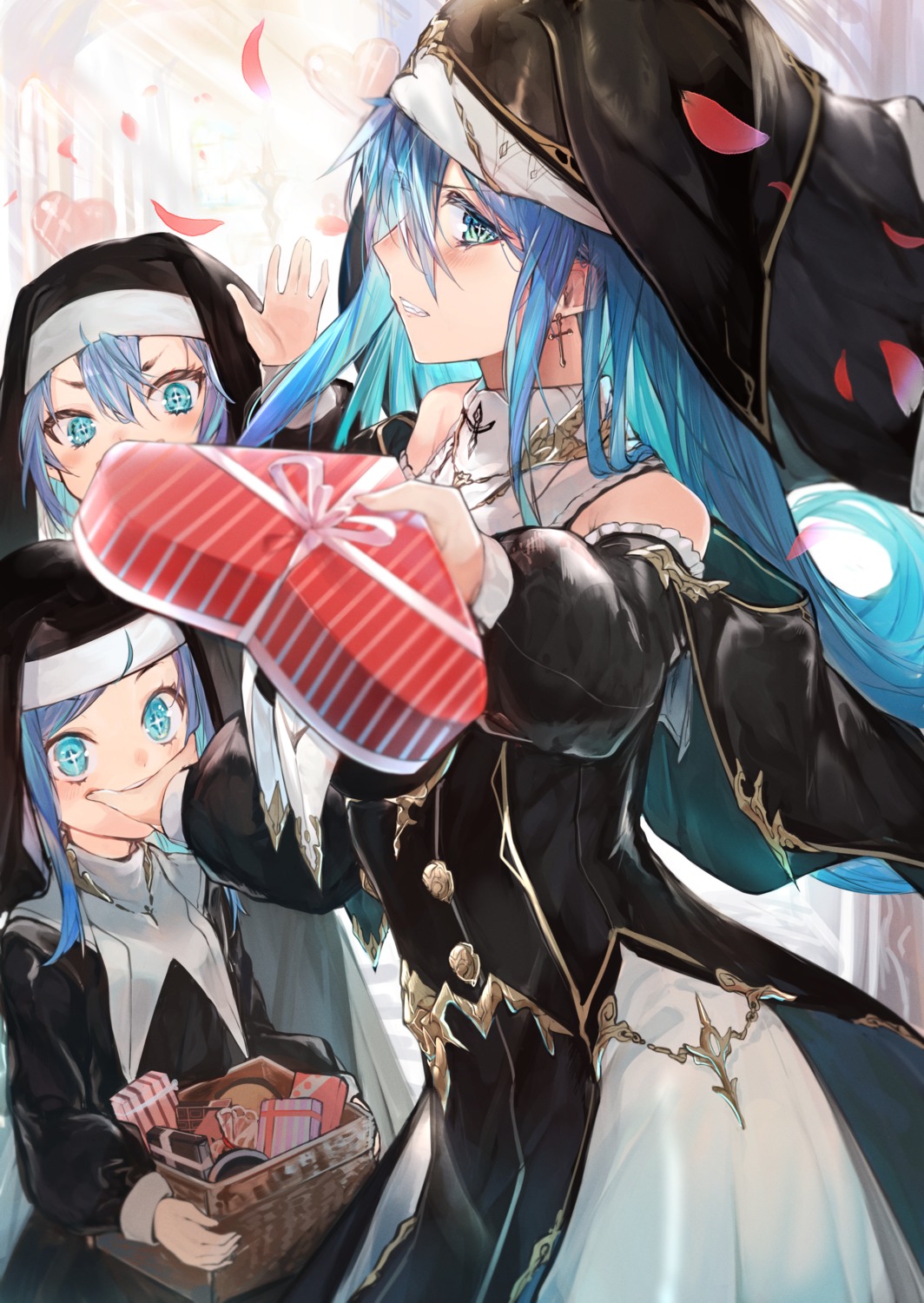 hiiragi_mikoto, nun, valentine