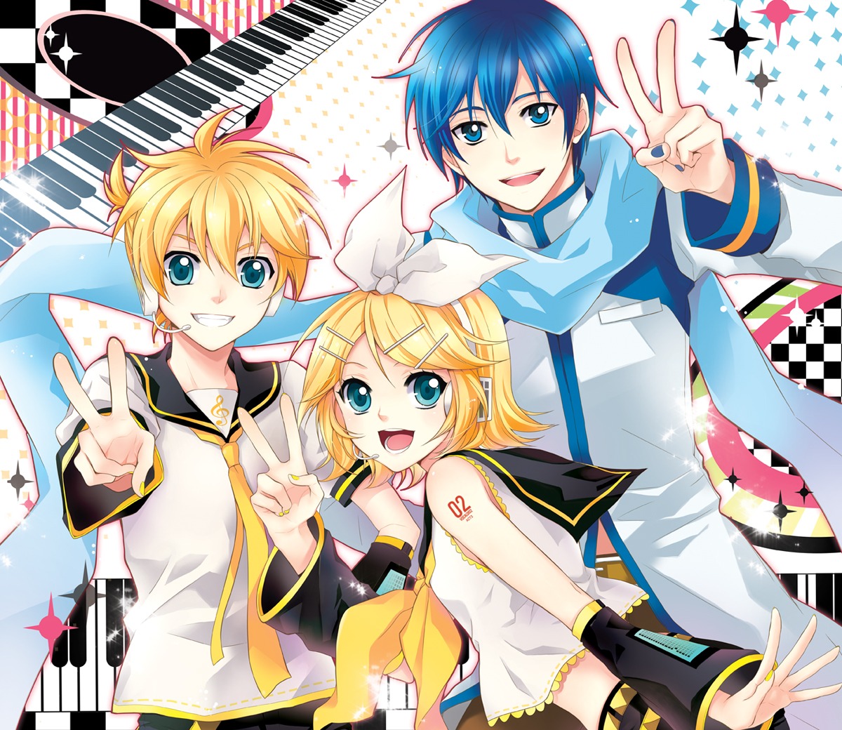 kagamine_len, kagamine_rin, kaito, m-ca, vocaloid