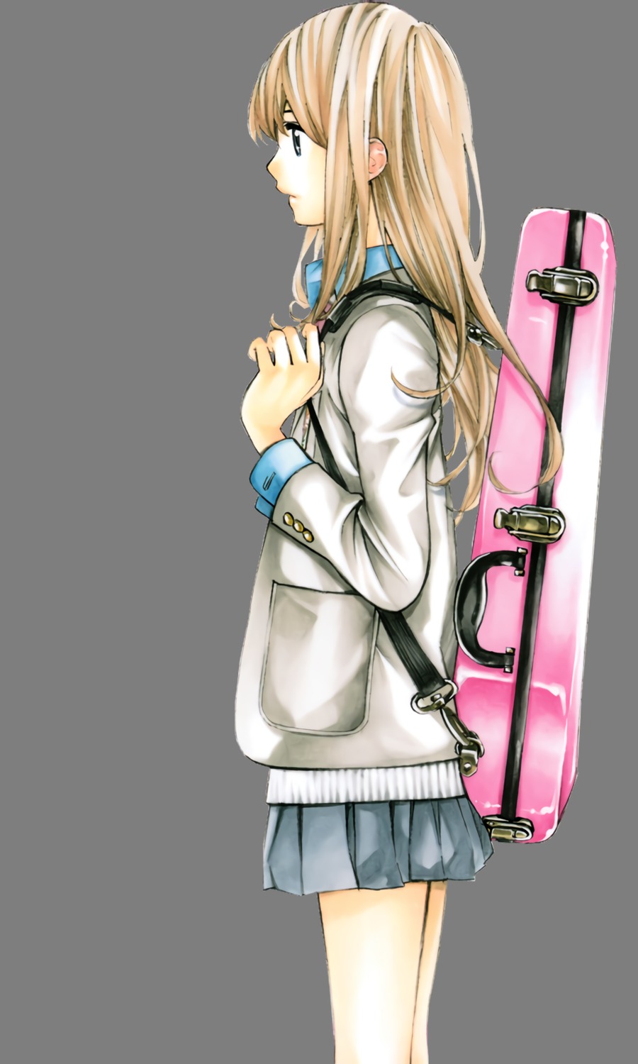 arakawa_naoshi, miyazono_kaori, seifuku, shigatsu_wa_kimi_no_uso, sweater, transparent_png