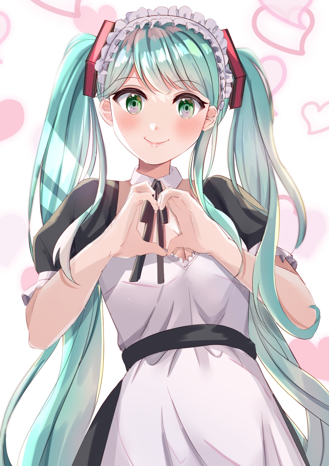 hatsune_miku, maid, maimaiko, vocaloid