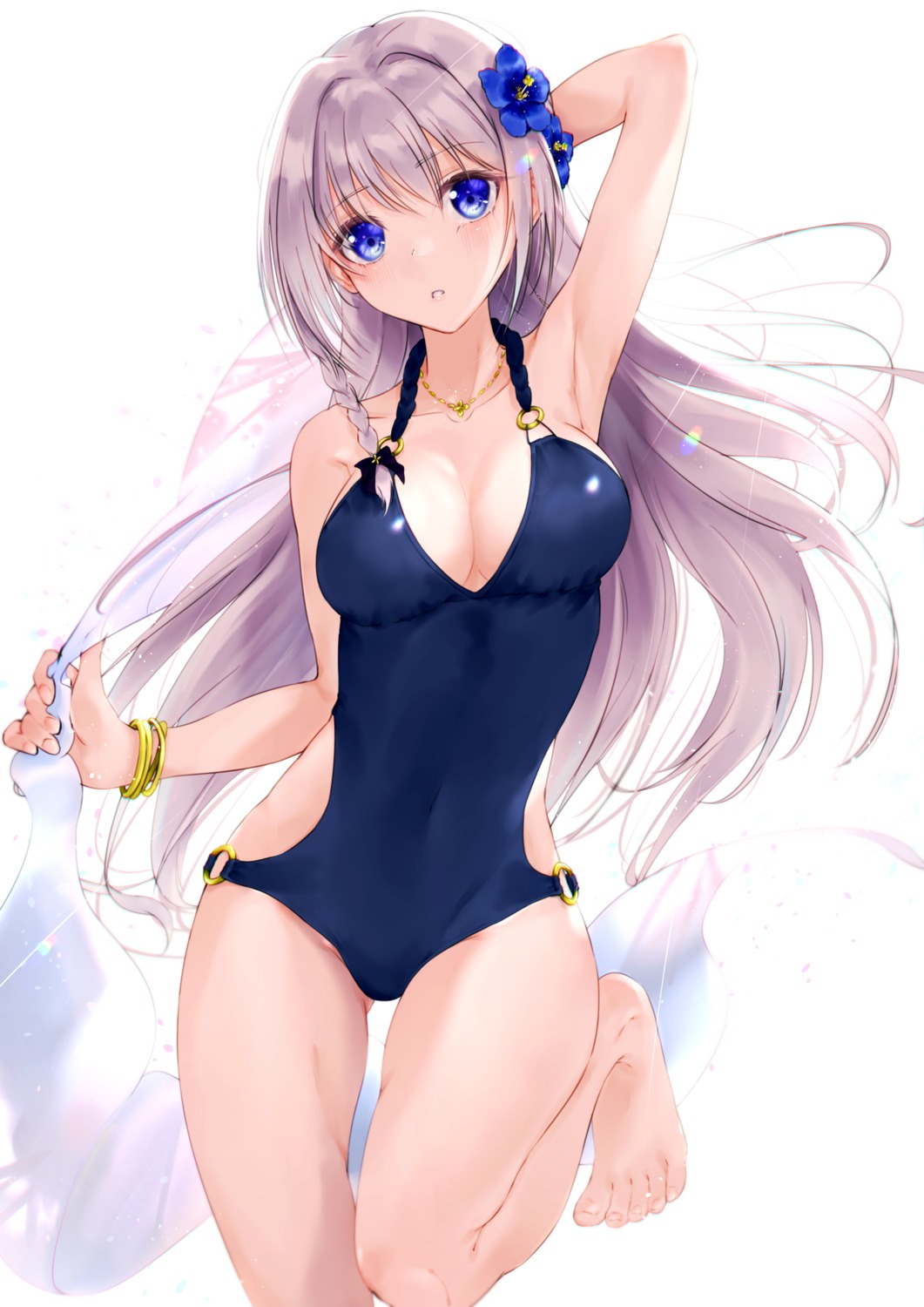 magia_record:_mahou_shoujo_madoka_magica_gaiden, mahou_shoujo_madoka_magica, meen_(ouaughikepdvrsf), swimsuits, yakumo_mitama