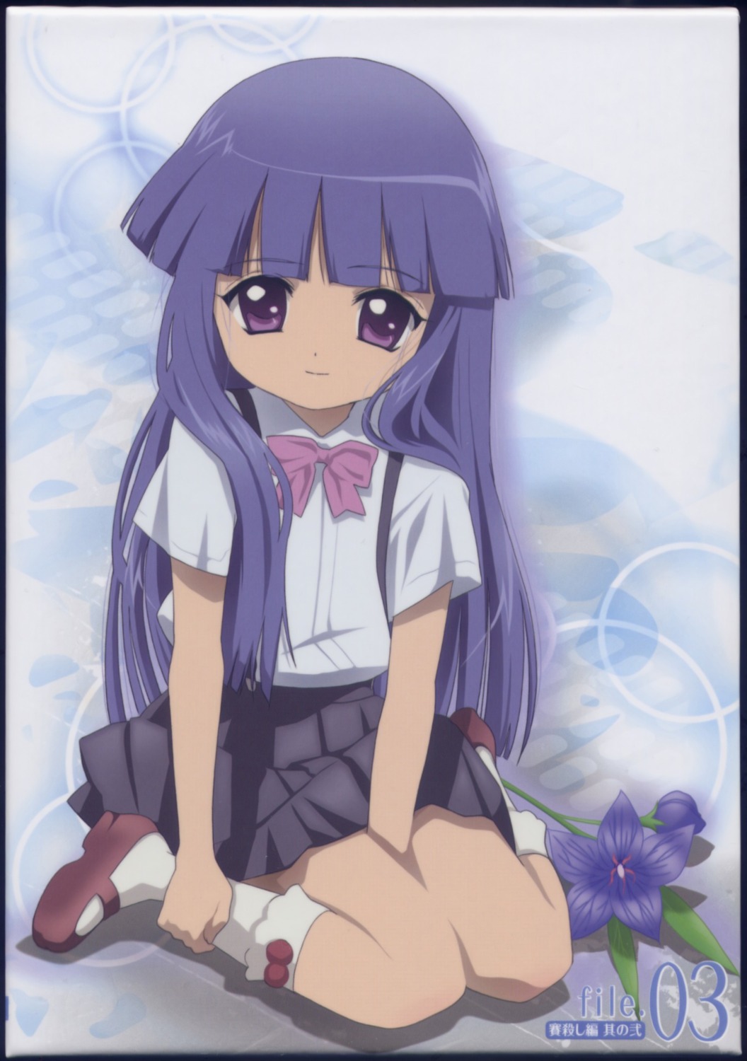 binding_discoloration, furude_rika, higurashi_no_naku_koro_ni, oka_mariko, seifuku