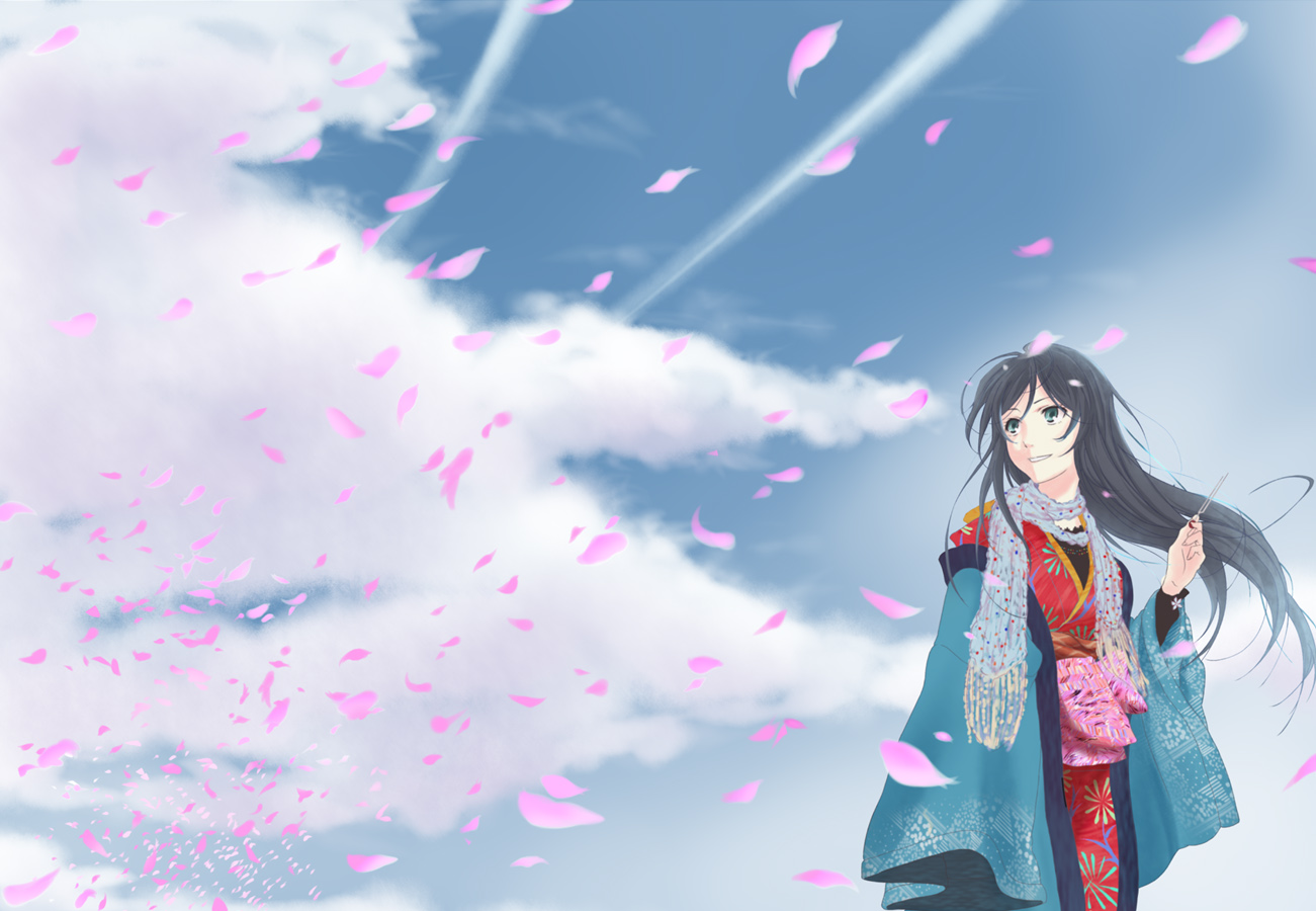kimono, kumosuke
