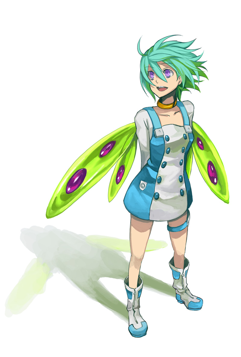 dress, eureka, eureka_seven, garter, osamu, wings