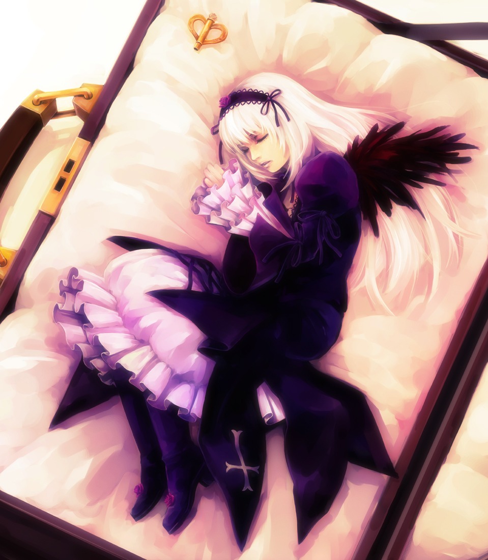 hironox, lolita_fashion, rozen_maiden, suigintou, wings