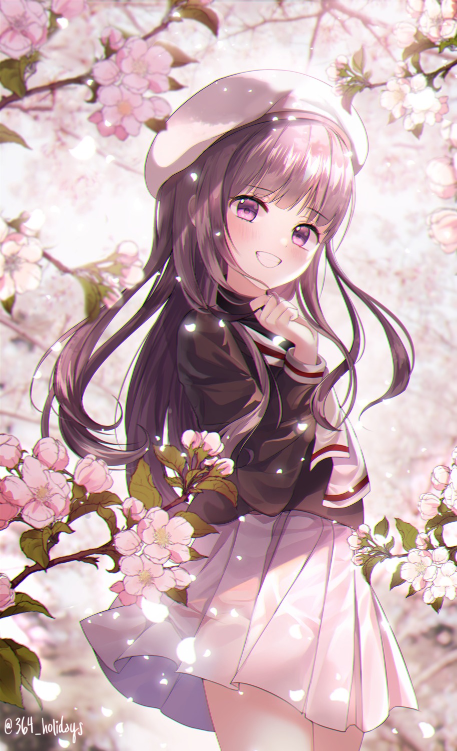 364, card_captor_sakura, daidouji_tomoyo, seifuku, skirt_lift, sweater