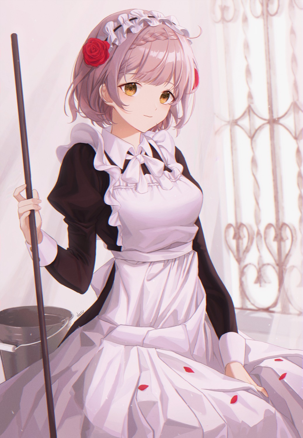 genshin_impact, hyun9164, maid, noelle_(genshin_impact)