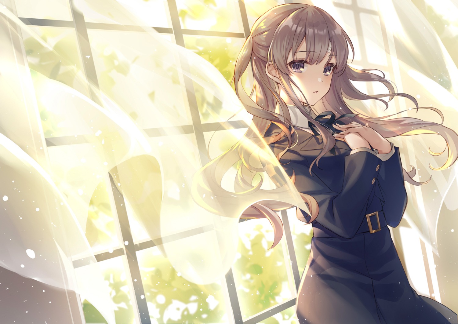 iku2727, seifuku, the_idolm@ster, the_idolm@ster_shiny_colors, yuukoku_kiriko
