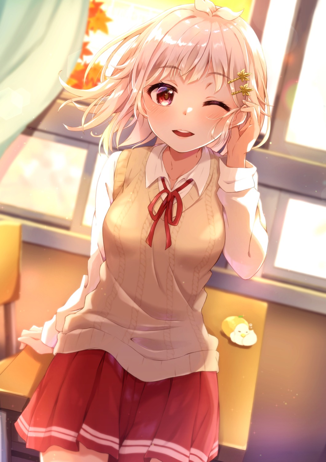 seifuku, sweater, yusuka_yuu