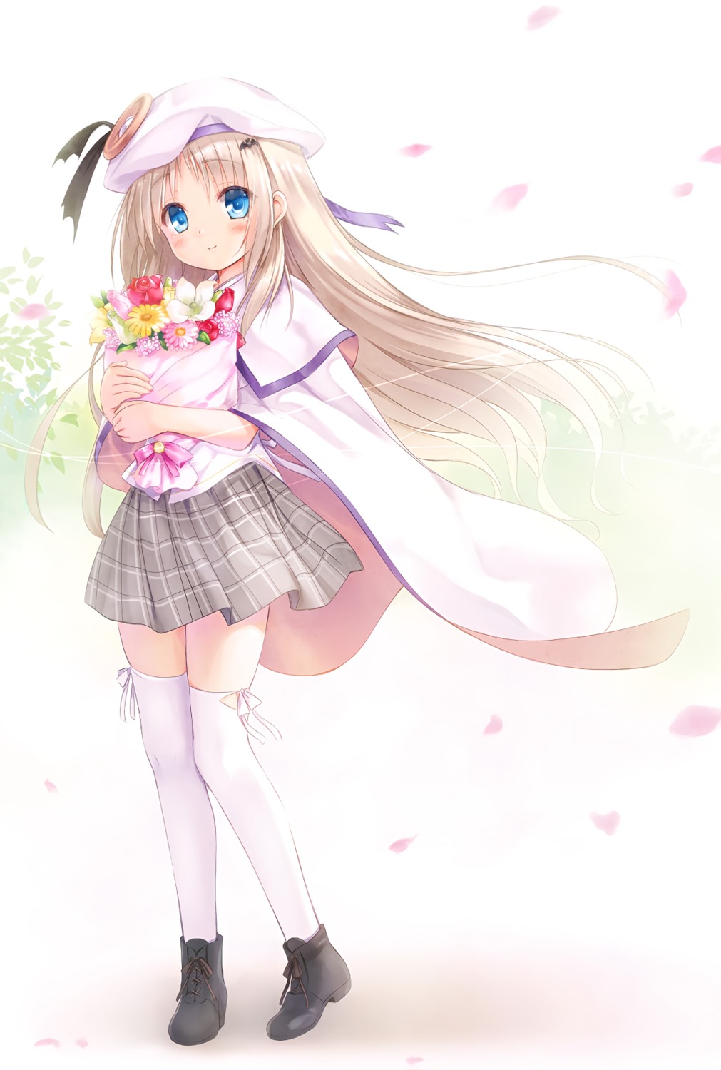key, kud_wafter, little_busters!, na-ga, noumi_kudryavka, seifuku, thighhighs