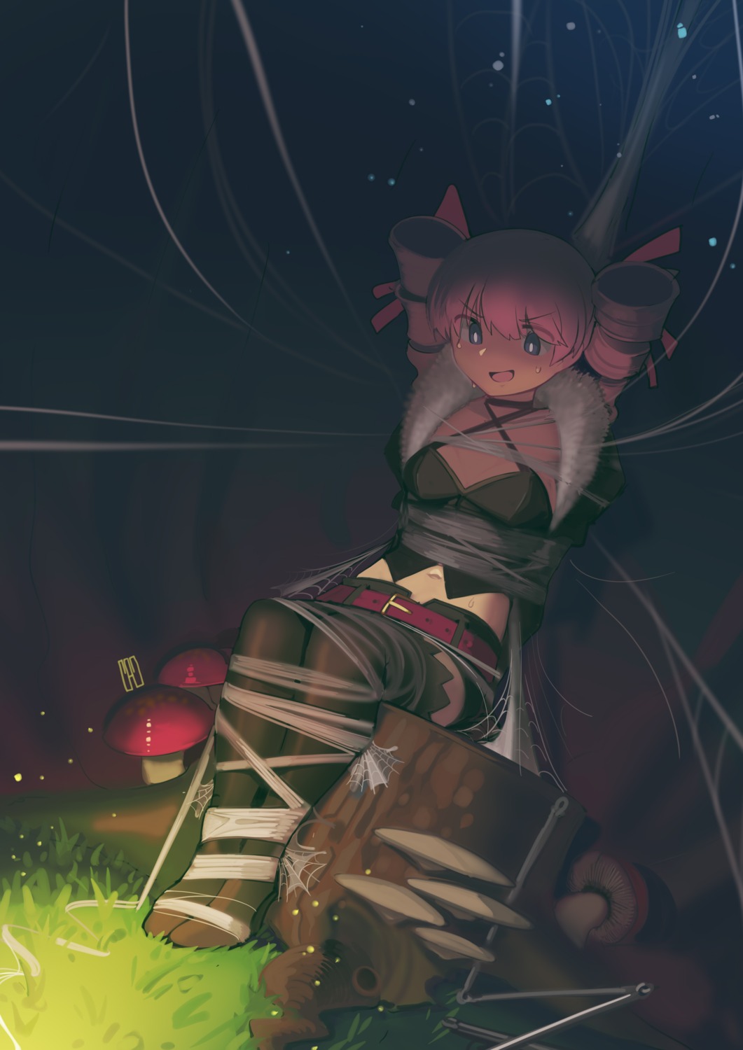 bondage, dark_hunter, kaddo, sekaiju_no_meikyuu, thighhighs