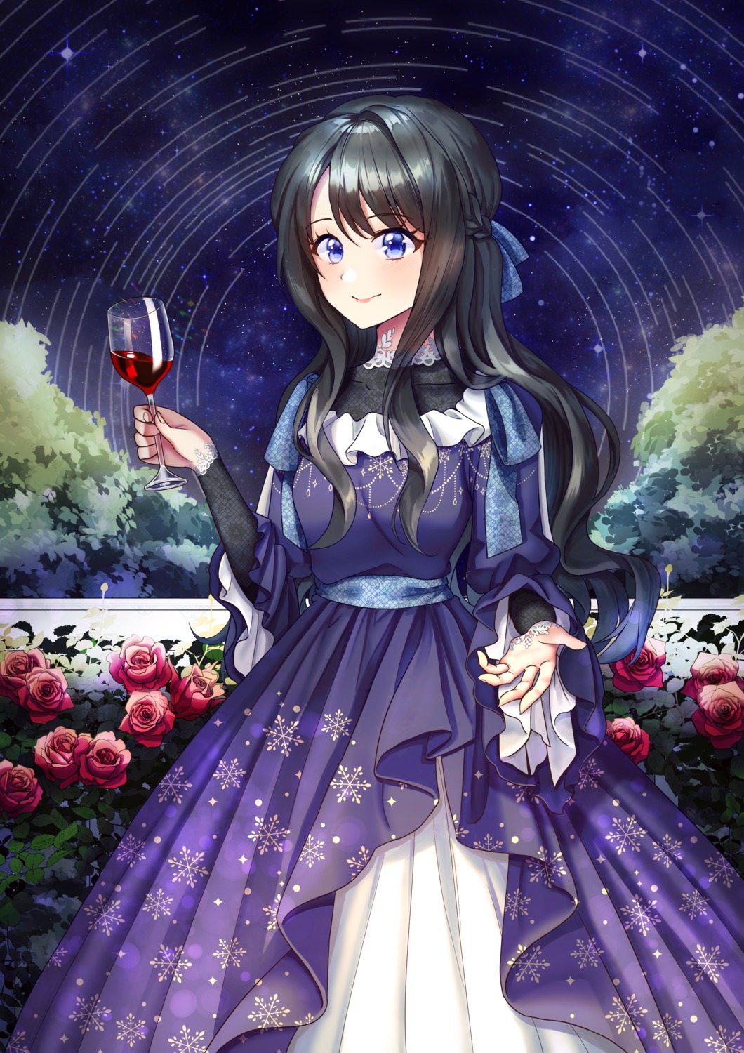 dress, plumbago