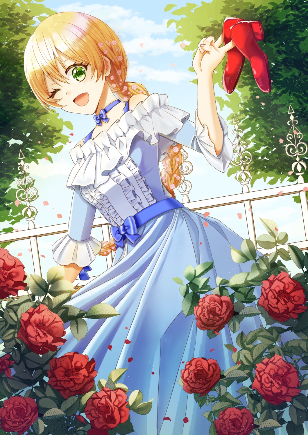 dress, plumbago