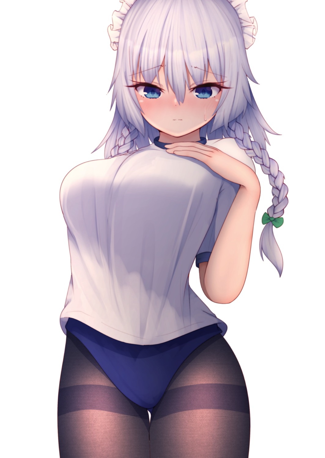buruma, darumoon, gym_uniform, izayoi_sakuya, pantyhose, touhou