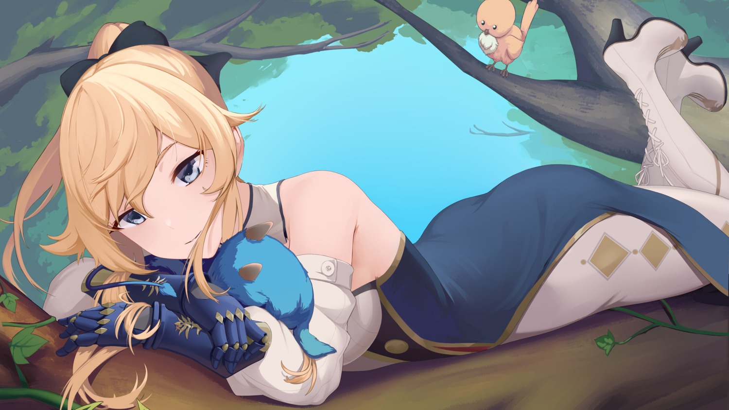 armor, genshin_impact, heels, jean_gunnhildr, jliaan