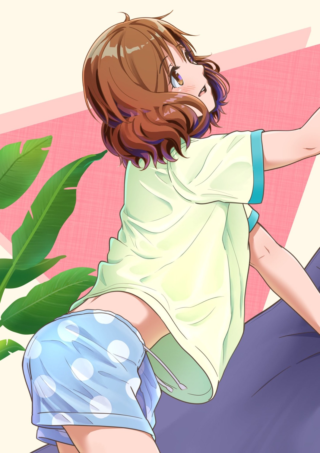 ass, hibike!_euphonium, matebashi, oumae_kumiko, shirt_lift