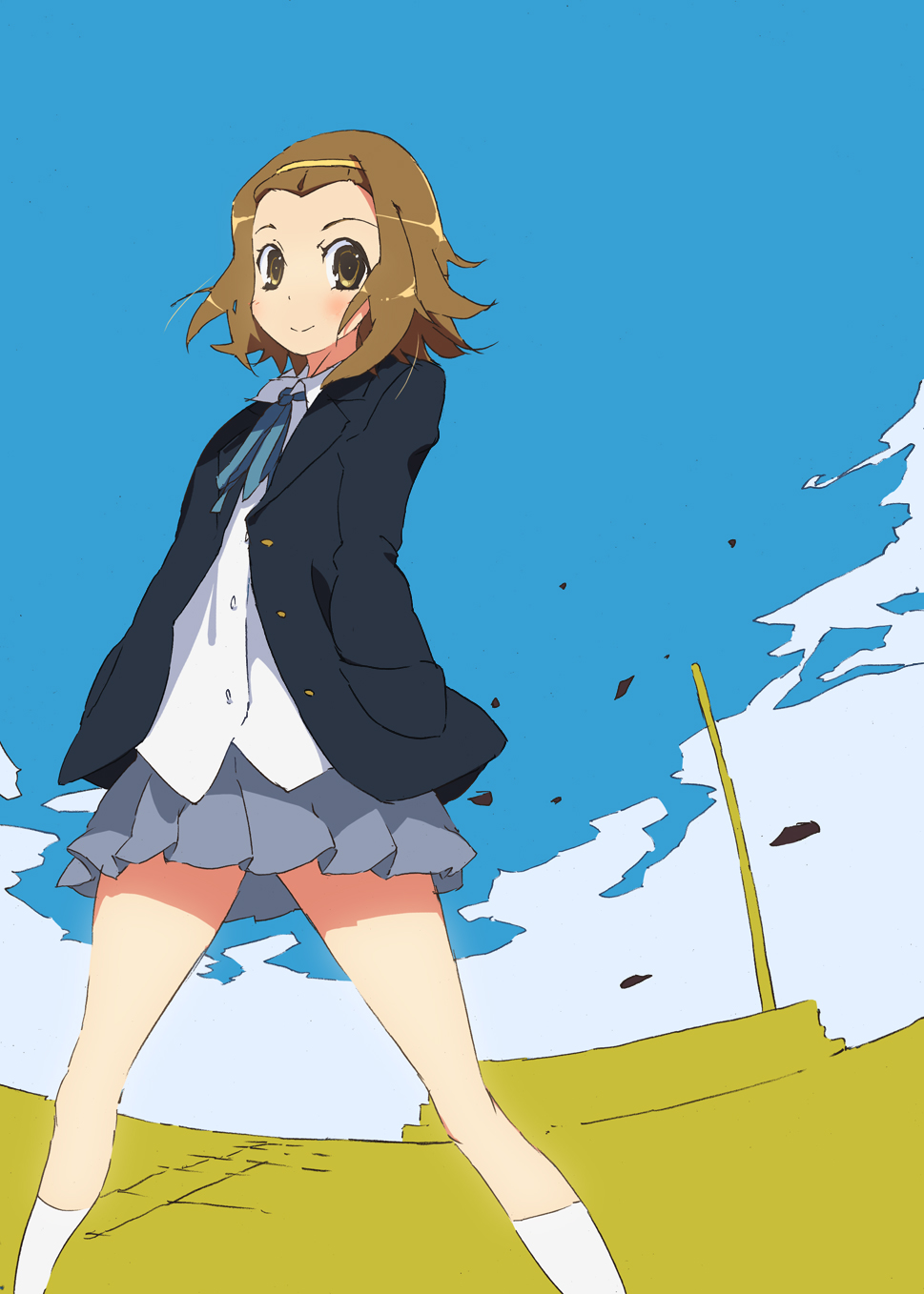 k-on!, kitano_yuusuke, seifuku, tainaka_ritsu