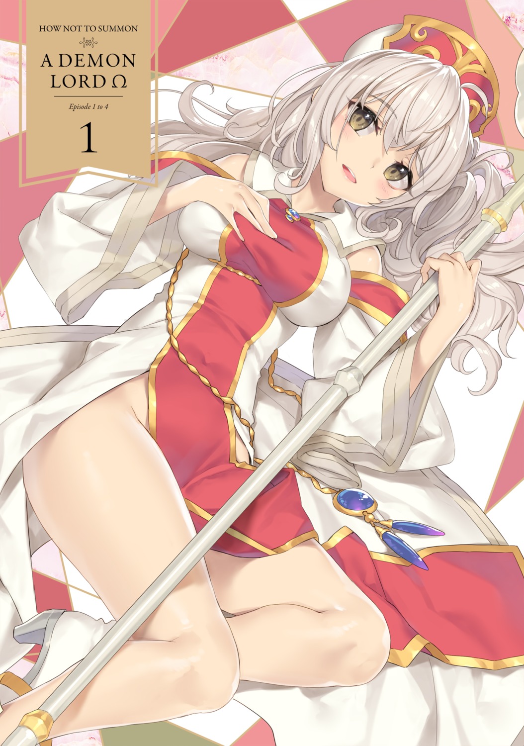 dress, heels, isekai_maou_to_shoukan_shoujo_no_dorei_majutsu, lumachina_weselia, nopan, tsurusaki_takahiro, weapon