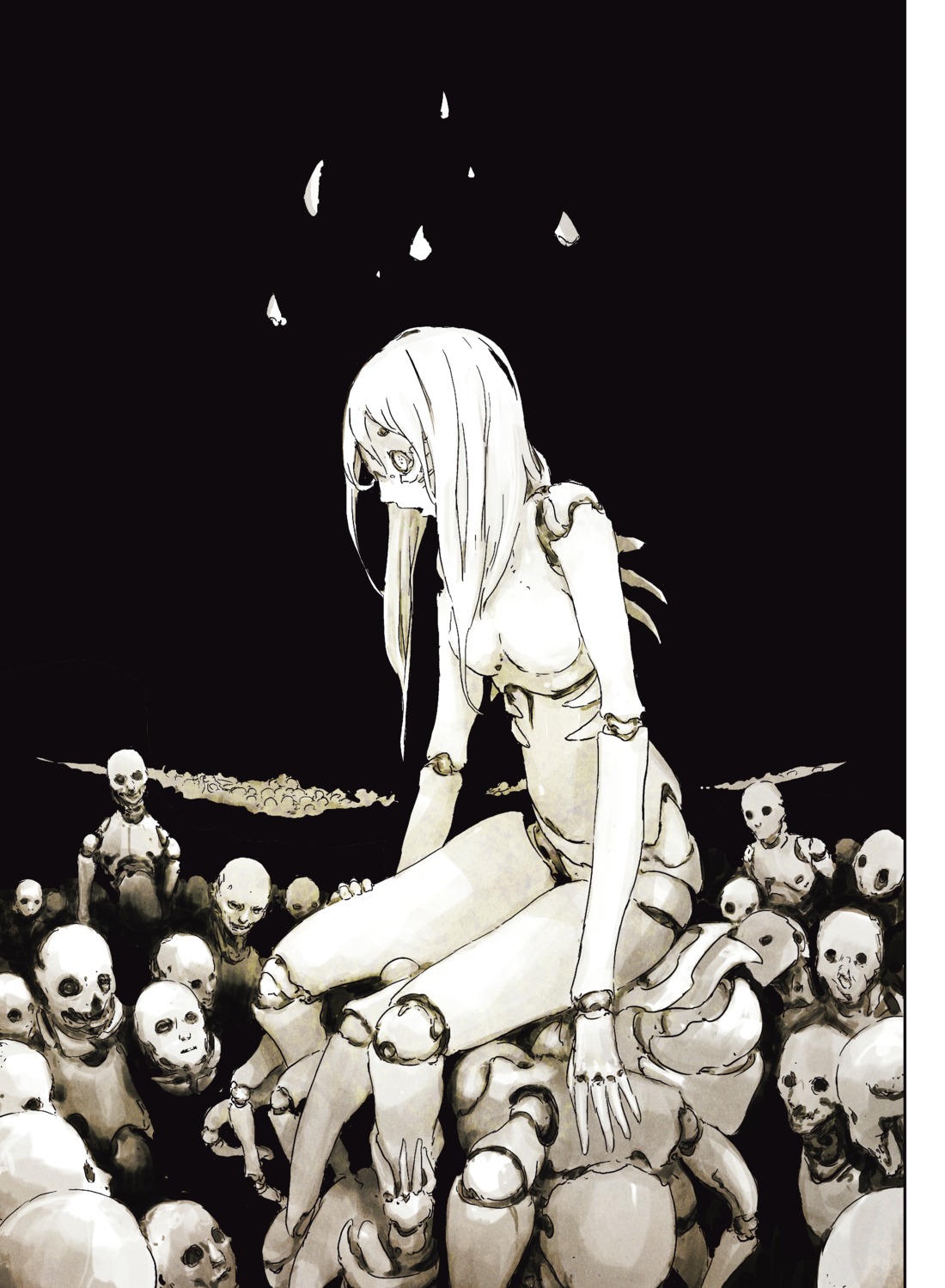 aposimz, mecha_musume, monochrome, tsutomu_nihei