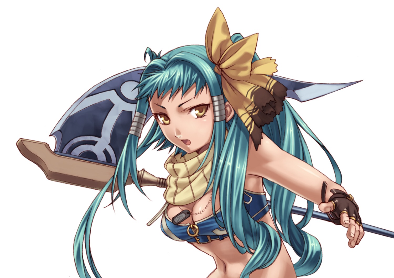 bikini_top, blazing_souls, carla_(blazing_souls), cleavage, hirano_katsuyuki, swimsuits