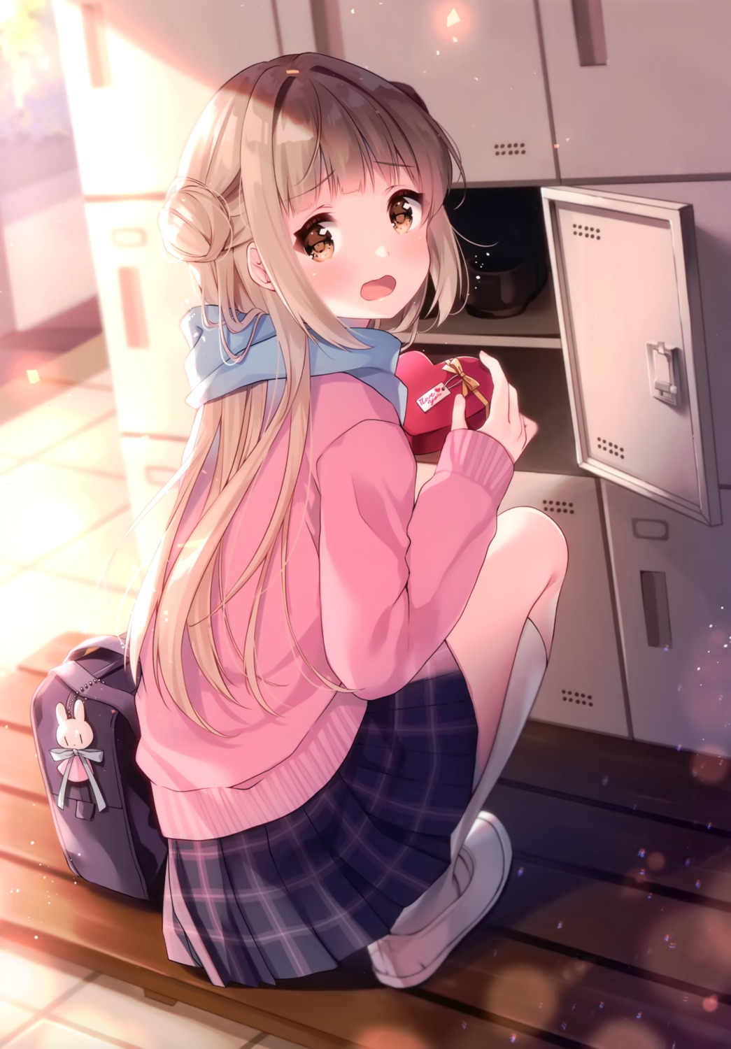 koharu_(koiko_iloli), koiko_iloli, lolipop_complete, seifuku, sweater, valentine