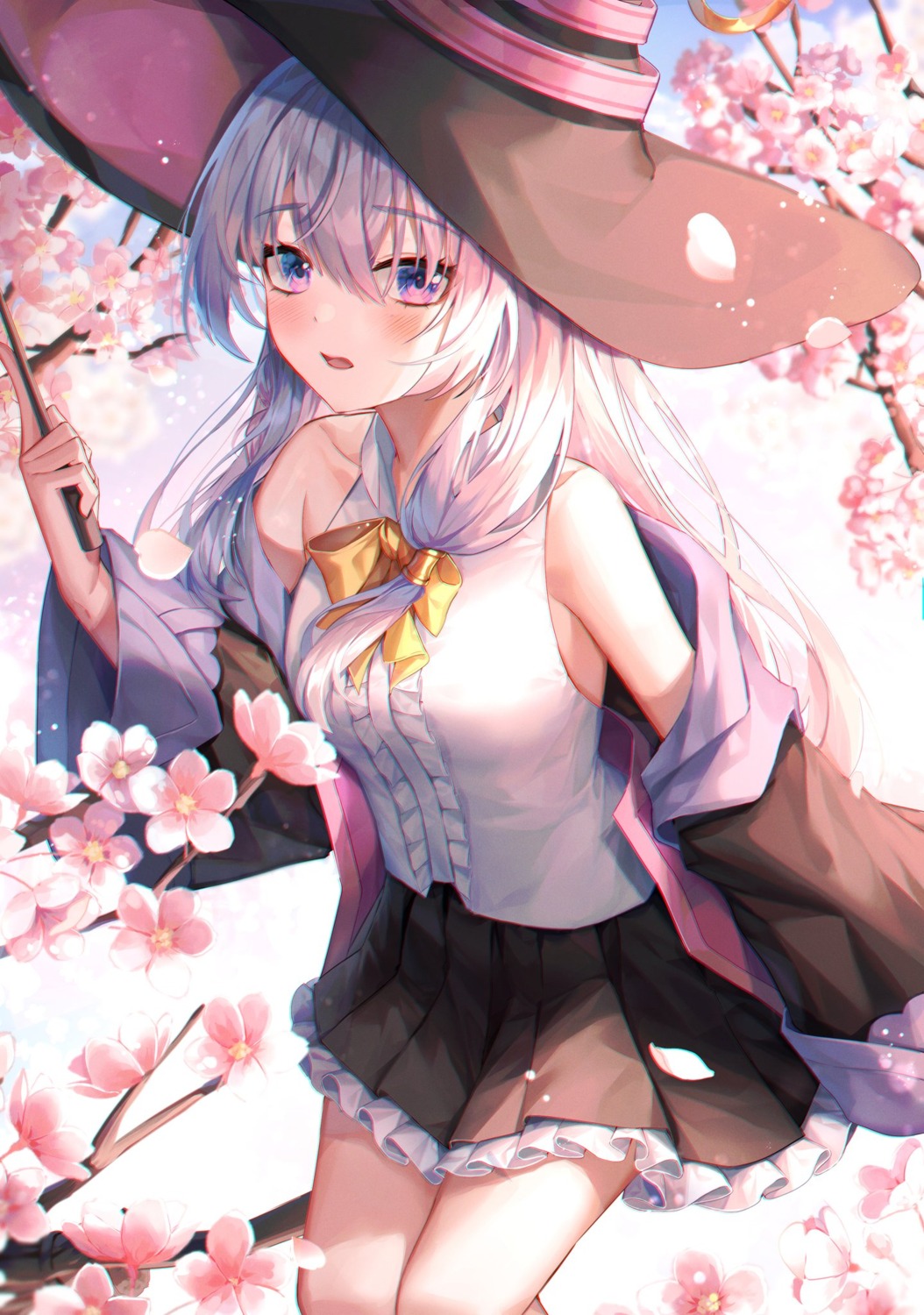 elaina_(majotabi), majo_no_tabitabi, minttchocok, weapon, witch