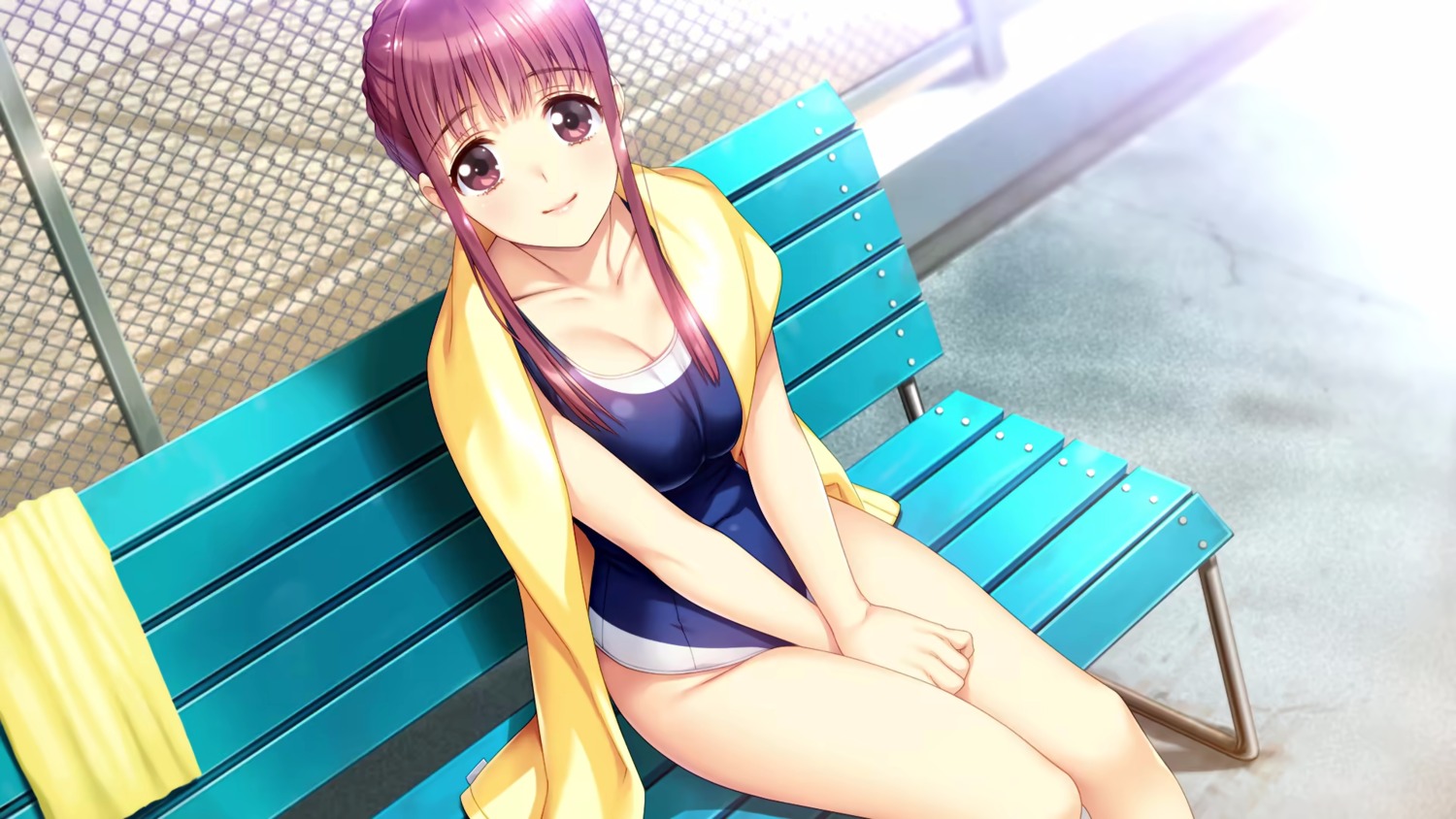 cleavage, digination, doukyuusei, doukyuusei_remake, elf_(company), game_cg, sakuragi_mai, sumeragi_kohaku