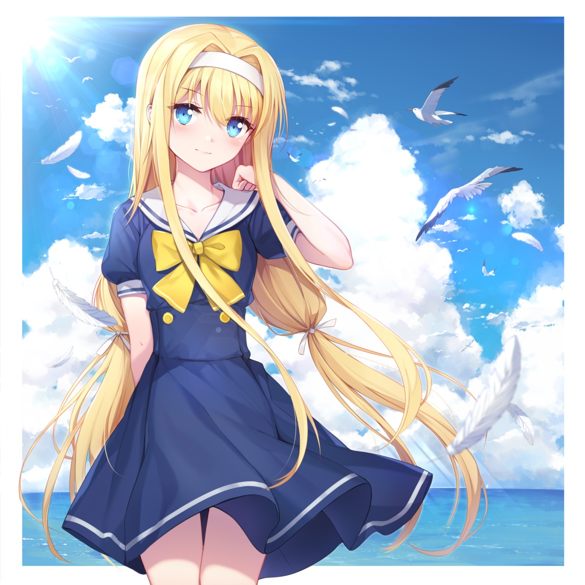alice_zuberg, seifuku, skirt_lift, sword_art_online, sword_art_online_alicization, taro_(ultrataro)