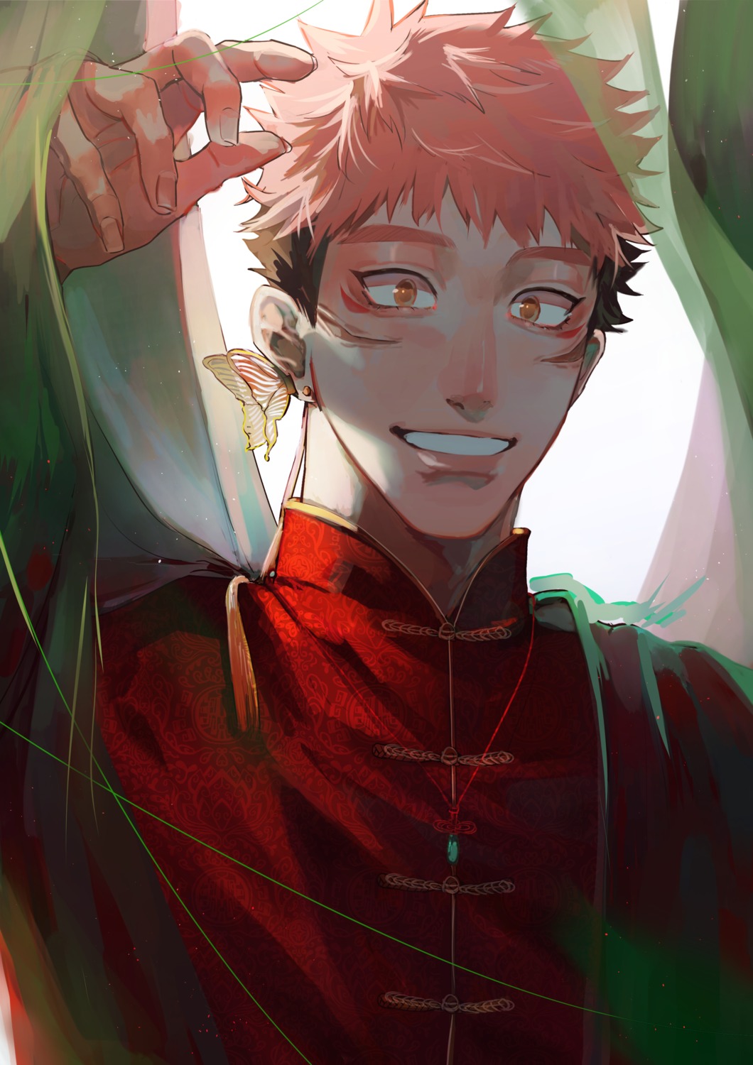 asian_clothes, itadori_yuuji, jessie4a9, jujutsu_kaisen, male