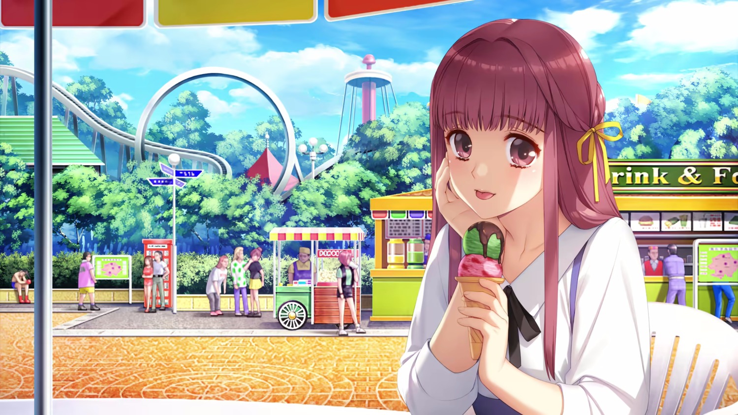 digination, doukyuusei, doukyuusei_remake, elf_(company), game_cg, sakuragi_mai, sumeragi_kohaku