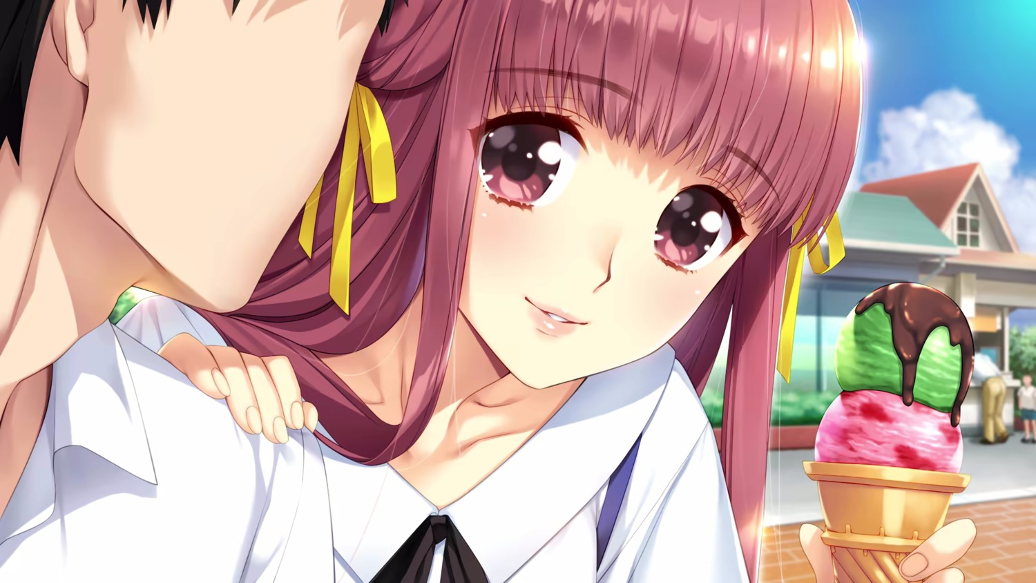 digination, doukyuusei, doukyuusei_remake, elf_(company), game_cg, sakuragi_mai, sumeragi_kohaku