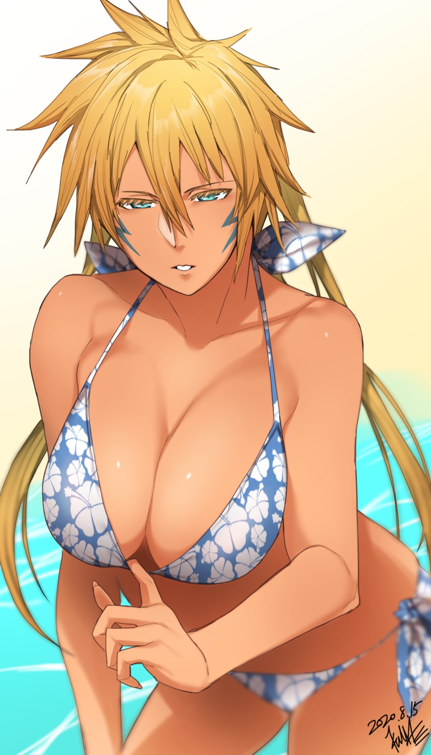 bikini, bleach, cleavage, kuma_(jk0073), swimsuits, tier_harribel