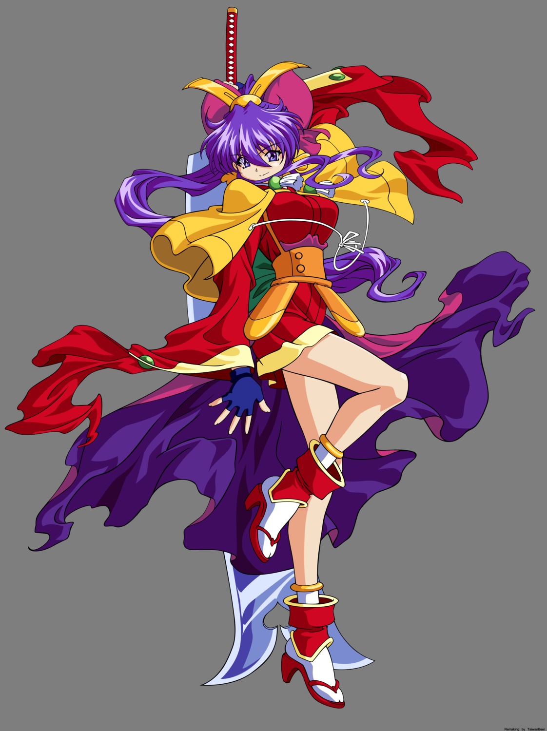 dancing_blade, momohime, momotenshi, takemoto_yasuhiro, transparent_png, vector_trace