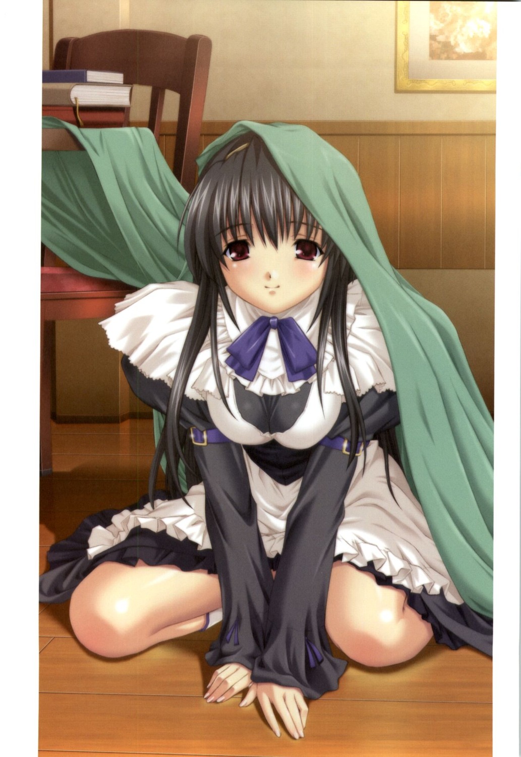 akishima_kanako, chocolat_-maid_cafe_curio-, maid, nekonyan