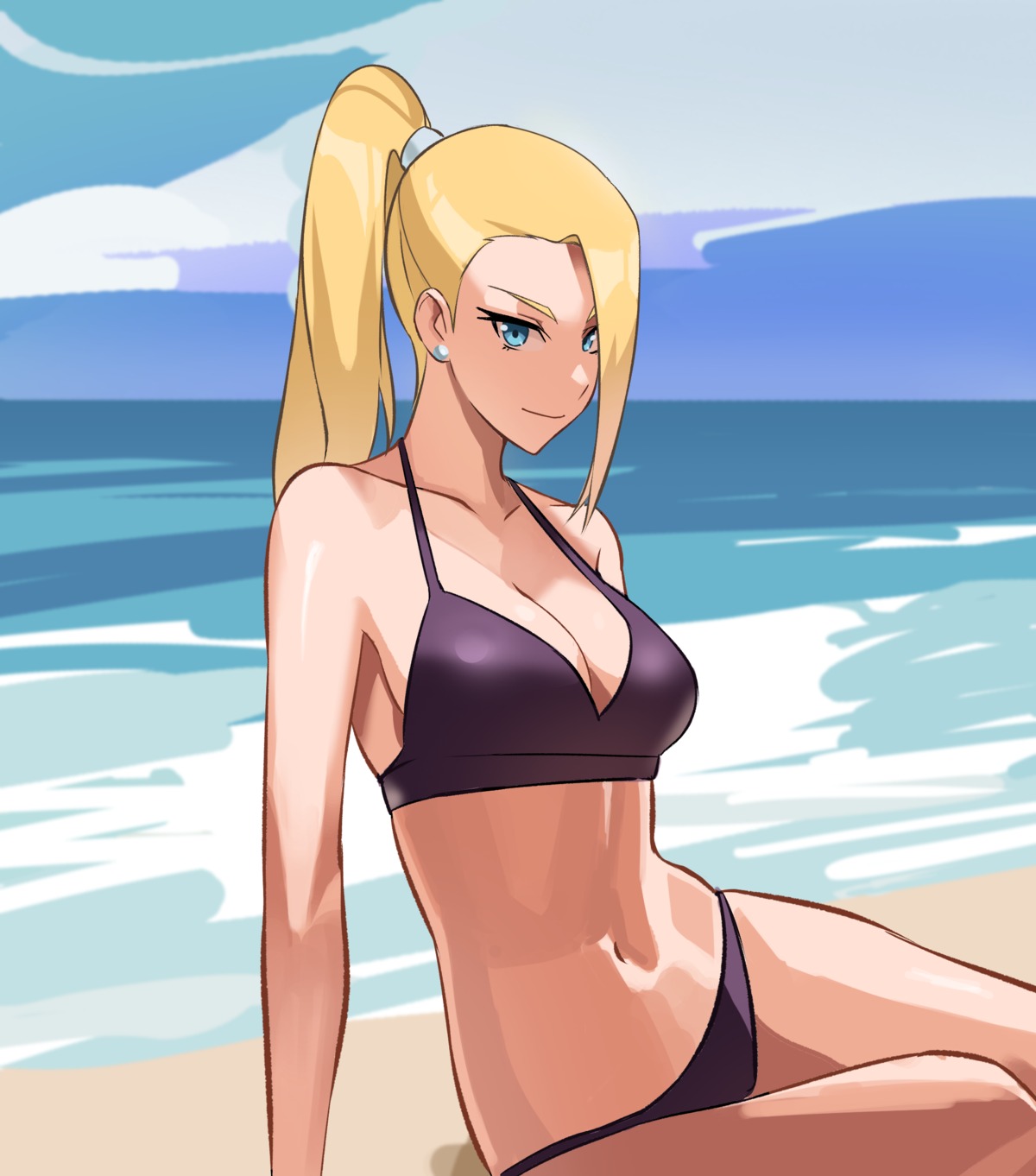 bikini, cleavage, kisou, naruto, swimsuits, yamanaka_ino