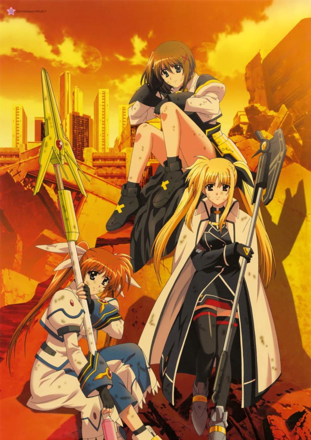enomoto_hiroaki, fate_testarossa, komori_atsushi, mahou_shoujo_lyrical_nanoha, mahou_shoujo_lyrical_nanoha_strikers, takamachi_nanoha, yagami_hayate