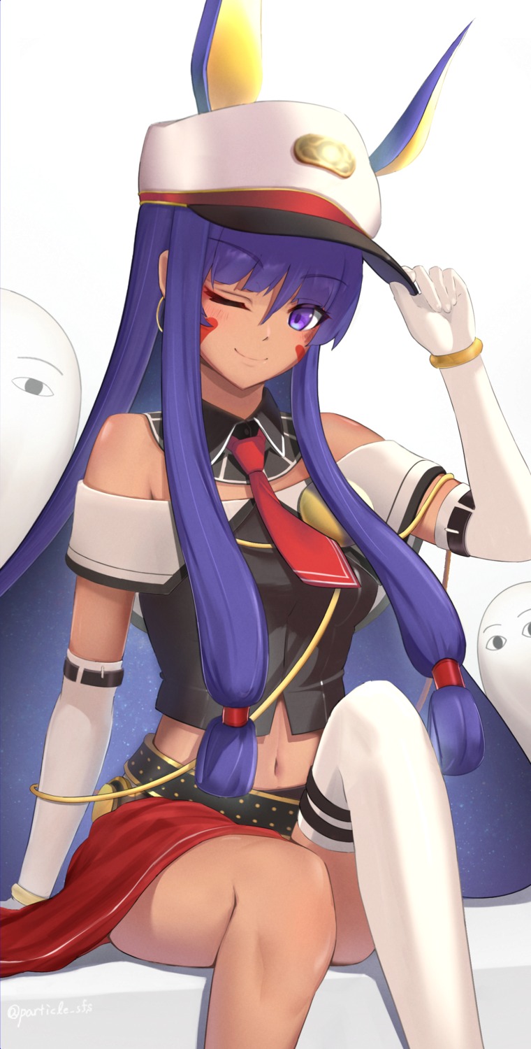 animal_ears, fate/grand_order, nitocris_(fate), particle_sfs, thighhighs