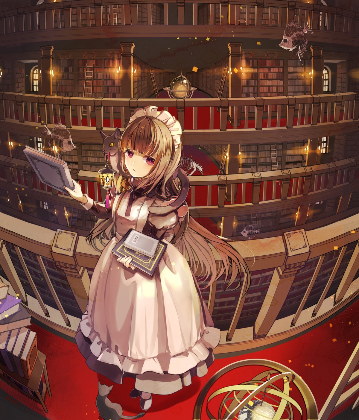 aiha-deko, maid, neko