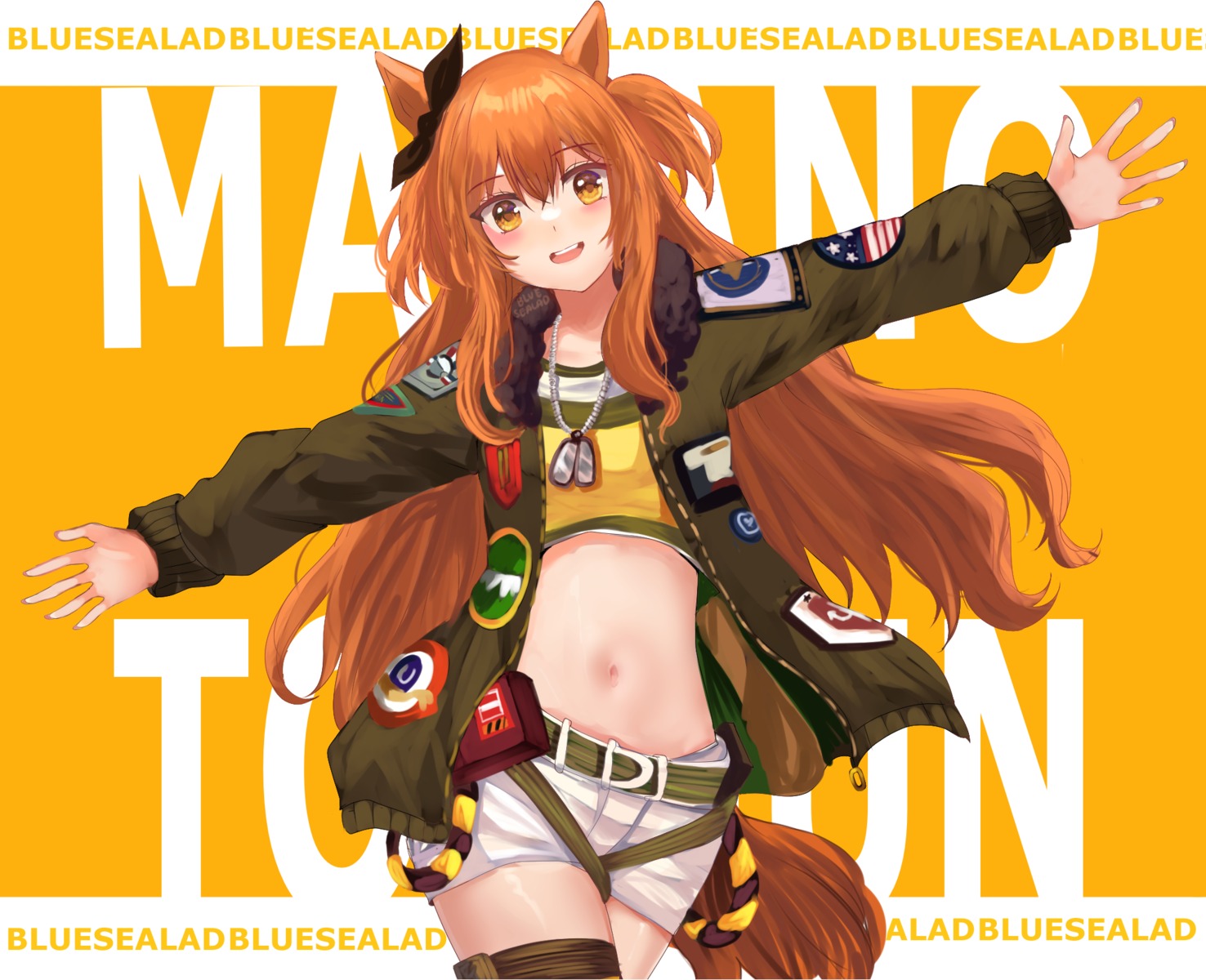 animal_ears, blue_sealad, mayano_top_gun_(umamusume), tail, uma_musume_pretty_derby, uniform