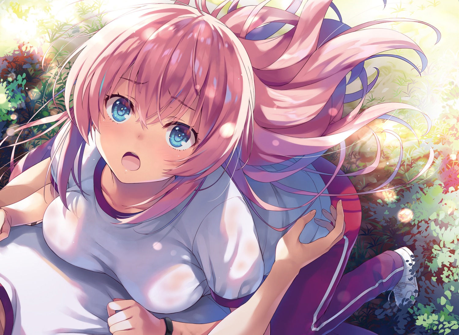 ayanokouji_kiyotaka, detexted, gym_uniform, ichinose_honami, see_through, tomose_shunsaku, youkoso_jitsuryoku_shijou_shugi_no_kyoushitsu_e