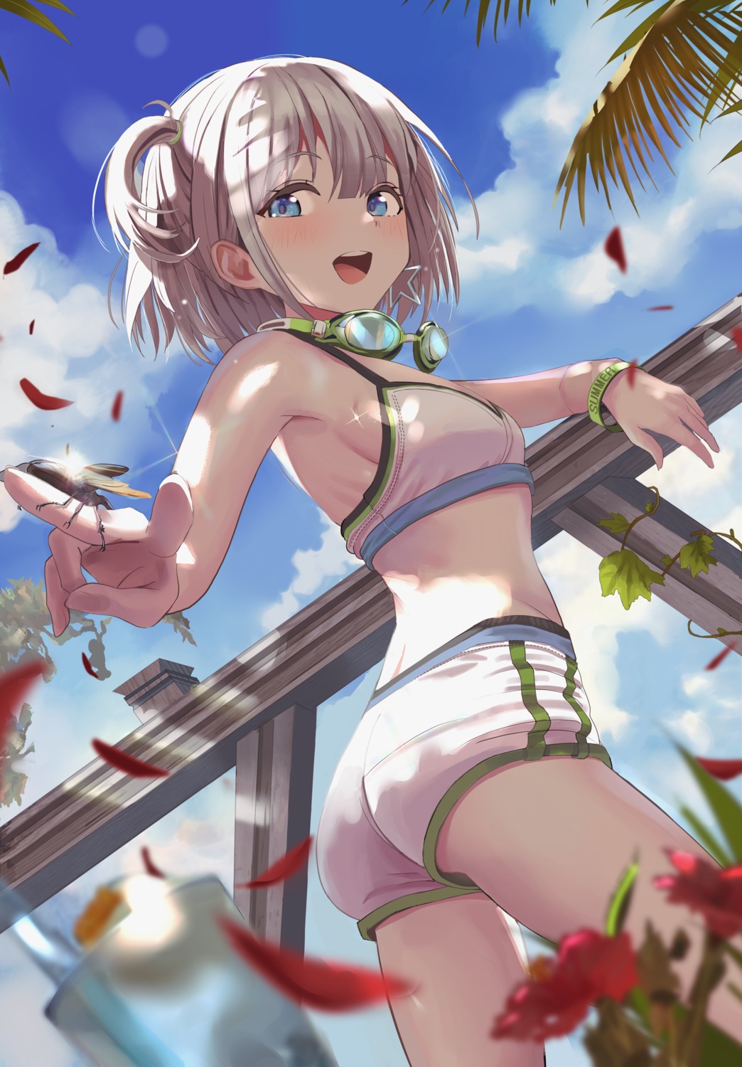 ass, bikini, go_(mumuke), serizawa_asahi, swimsuits, the_idolm@ster, the_idolm@ster_shiny_colors
