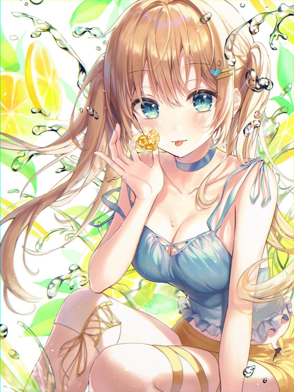 aibek, cleavage, no_bra
