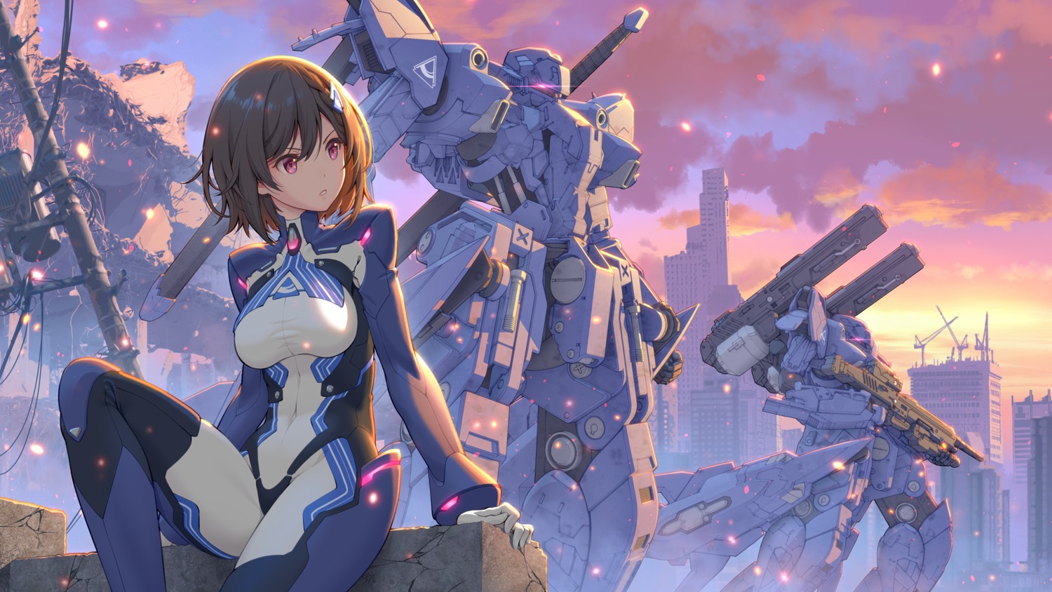 bodysuit, cocoa_music, doumyouji_cocoa, mecha, pinakes, wallpaper