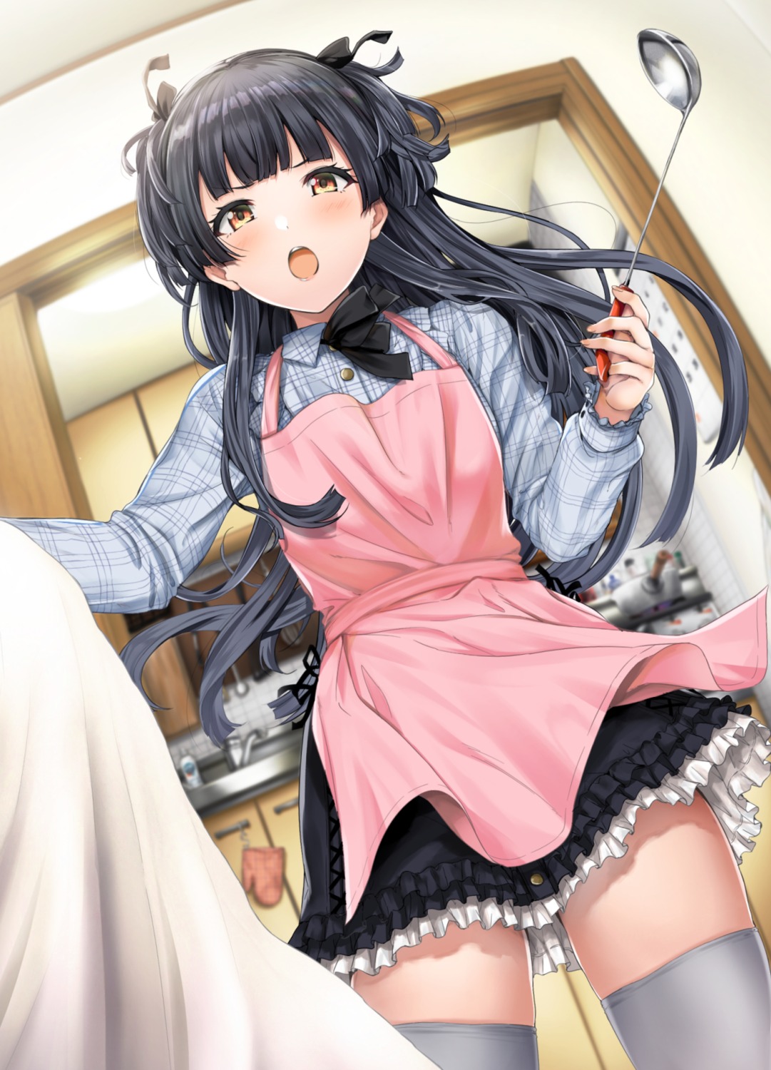 amagasa_ikuta, mayuzumi_fuyuko, the_idolm@ster, the_idolm@ster_shiny_colors, thighhighs