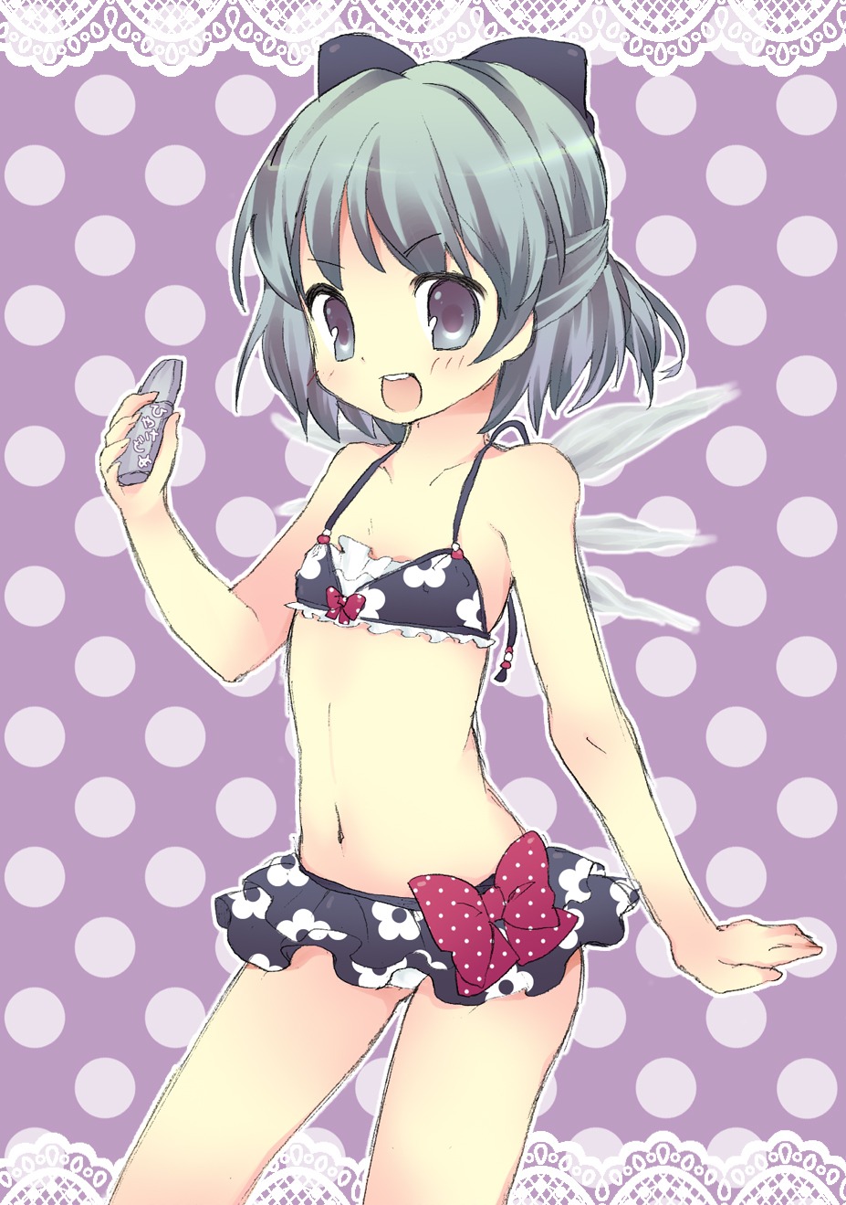 bikini, cirno, maki_(makimaki), swimsuits, touhou