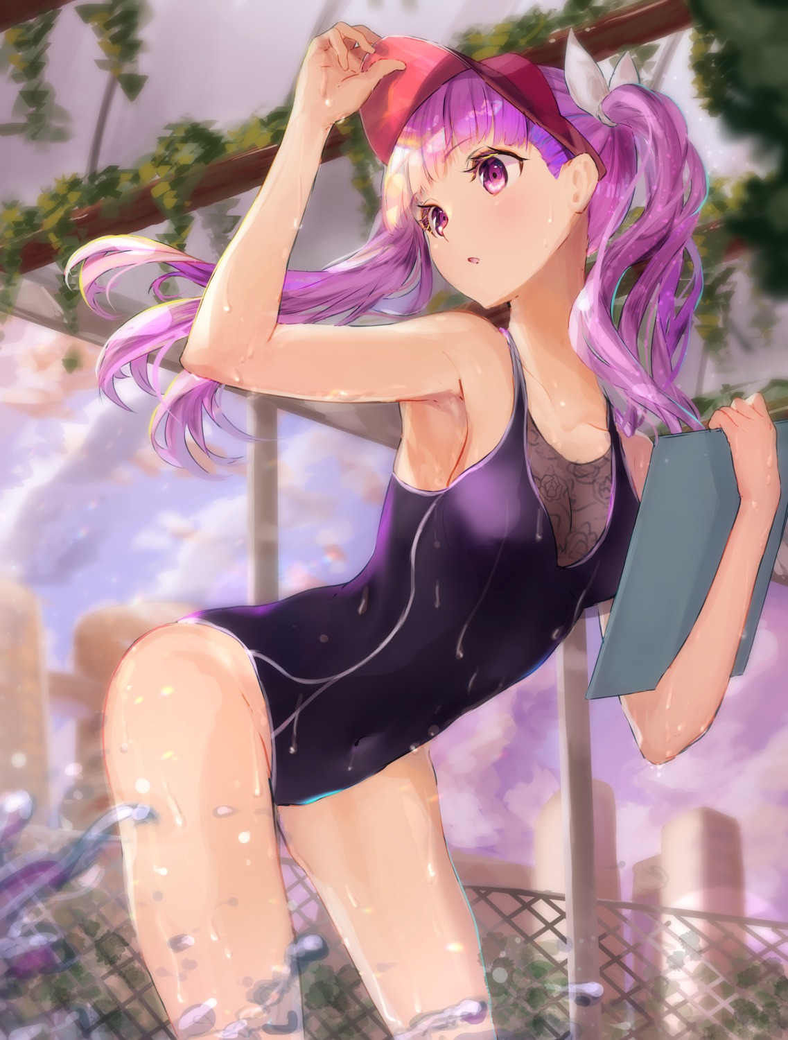 rei_(farta_litia), see_through, swimsuits, wet