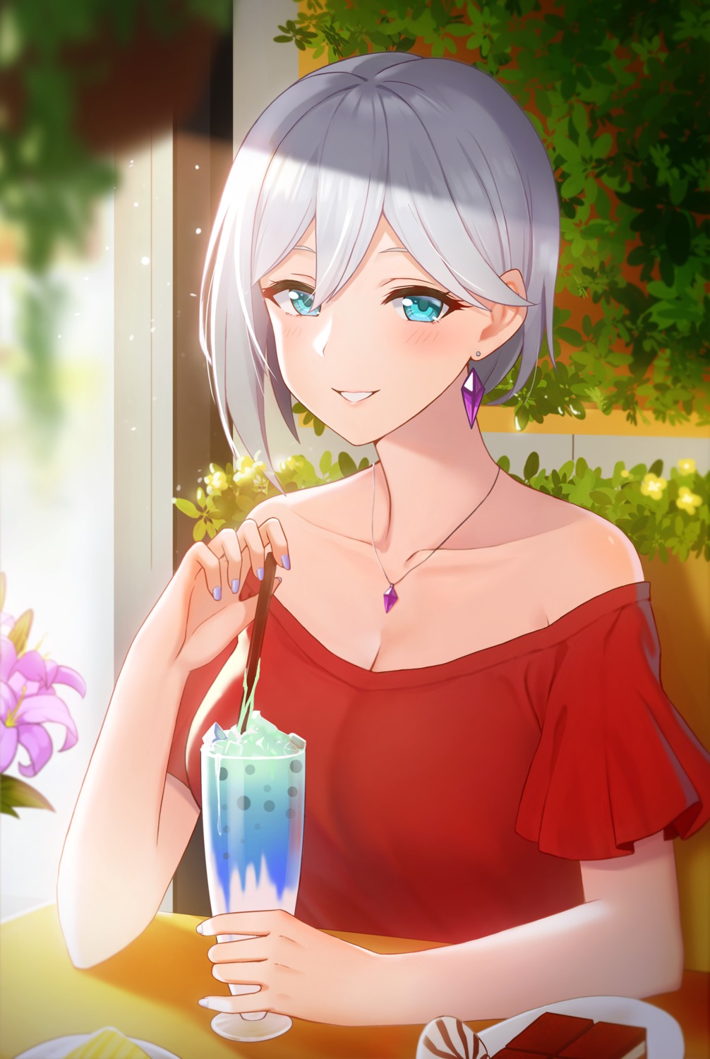benghuai_xueyuan, cecilia_schariac, cleavage, fukuro_ko_(greentea), honkai_impact